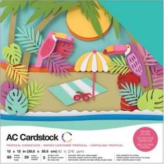 American Crafts, Variety Cardstock - Tropical