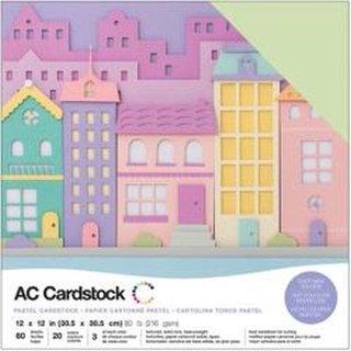 American Crafts, Variety Cardstock - Pastellfarben