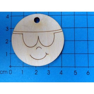Petras Bastel-News, Crazy Button Sonnenbrille 40 mm mit Loch