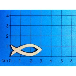 Petras Bastel-News, Fisch mit Ausschnitt 33 mm 
