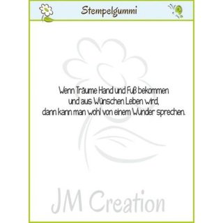 Jm Creation Stempelgummi unmontiert,  Wenn Trume Hand und ...
