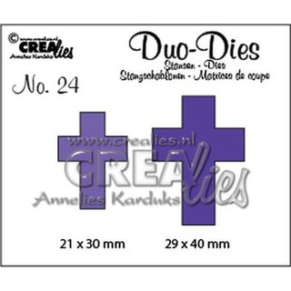 Crealies, Duo Dies  - no. 24 Kreuze