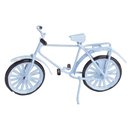 Miniaturen, Fahrrad hellblau ca. 9,5 x 6 cm