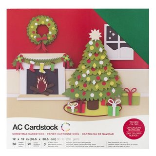 American Crafts, Variety Cardstock - Christmas