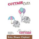 Cottage Cutz, Stanzschablone - Baby Shower Elephant