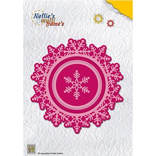 Nellie Snellen, Mulit Frames Nr 109 - Wreath Snowflake