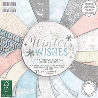 Paper Pack, 6x6 , First Edition,Winter Wishes