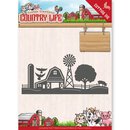 Yvonne Creations, Stanzschablone, Country Life - Farm Border