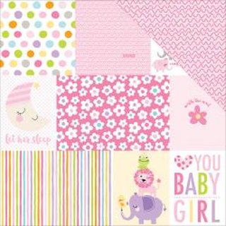 Bella Blvd, Designpapier, Cute Baby Girl - Daily Details