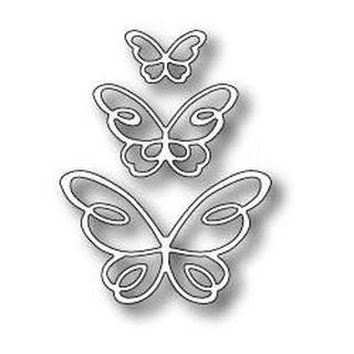 Poppystamps, Dies - Devyn Butterfly Trio
