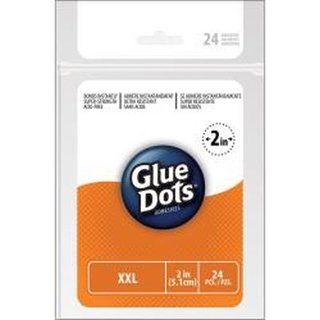 Glue Dots, XXL, 5,1 cm, 24 stk