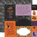 Echo Park Designpapier, Bewitched - Journaling Cards