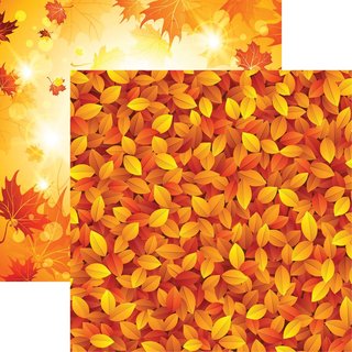 Reminisce, Designpapier, Autumn Splendor - Splashes Of Color 