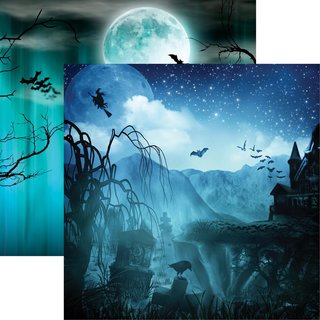Reminisce, Designpapier, Spooky Night -Vampire Bats