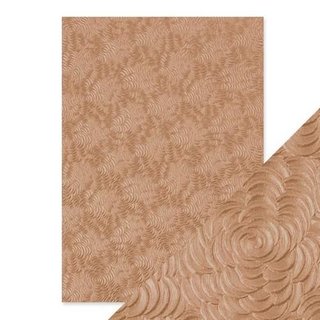 Tonic Studios, A4 Hand crafted cotton papers, 150gsm - warm dahlia