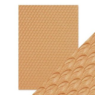 Tonic Studios, A4 Hand crafted cotton papers, 150gsm - golden scales 