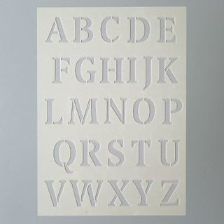 Efco, Stencils, Buchstaben gro߸ / 26-teilig, DIN A 5,