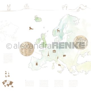 Renke, Designpapier - Europa Aquarell