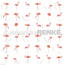 Renke, Designpapier - Flamingo Kreise