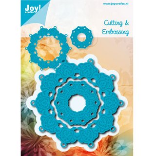 Joy! Cutting & Embossingschablone - Blaue Schabl. - Rund