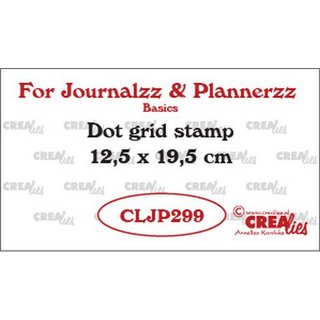 CREAlies, Journalzz Clearstamp - Dot grid - 12,5 x 19,5cm