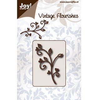 Joy! Cuttingschablone - Vintage Flourishes, Schnrkel/Zweigen