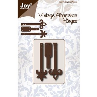 Joy! Cuttingschablone - Vintage Flourishes, Schaniere