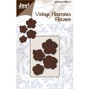 Joy! Cuttingschablone - Vintage Flourishes, Blumen 2