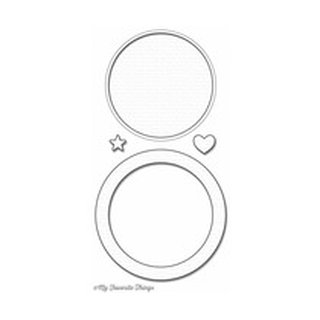 My Favorte Things, Stanzschablone - Circle Shaker Window & Frame