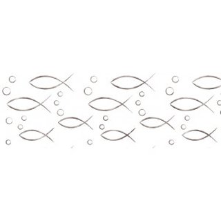 Ursus, Designkarton Silber DIN A4 - Motiv 5 - Fische