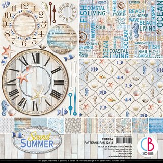CIAO BELLA, Patterns Pad 30,5 x 30,5 cm - The Sound of Summer