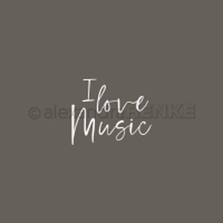 Renke, Holzstempel - I love Music
