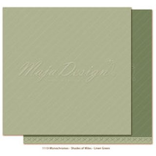 Maja Design, Designpapier, Miles Apart - MONOCHROMES - Linen Green