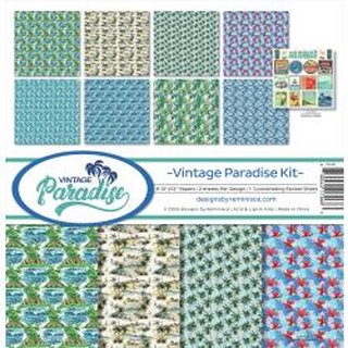 Reminisce, Designpapier, Vintage Paradise - Collection Kit
