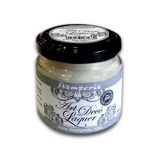 Art Deco Laquer, Email-Acrylfarbe 100ml - pure white