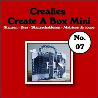 Crealies, Create A Box Mini no. 07 Koffer 115x109mm