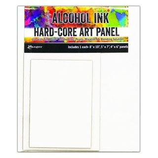 Ranger, Alcohol Ink Hard Core Art Panels Rectangle 4x6, 5x7, 8x10 by Tim Holtz