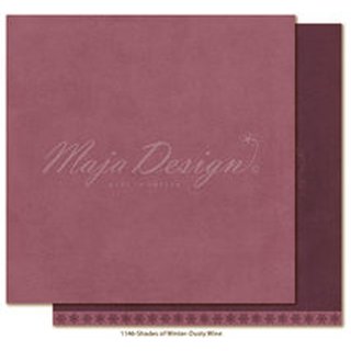Majadesign, Cardstock. Monochromes - Shades of Winter - Dusty wine