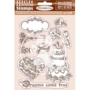 Stamperia, HD Natural Rubber Stamp 14x18 cm - Sleeping...