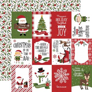 Echo Park, Designpapier Christmas Magic - 3x4 Cards