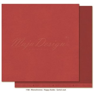 Majadesign, Cardstock. Monochromes - Happy Shades -  Santas coat