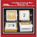 Crealies, Create A Box Mini no. 18 - 10x40x40mm mit Zahlen