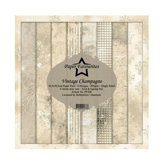Paper Favourites, Paper Pack 12x12 - Vintage Champagne
