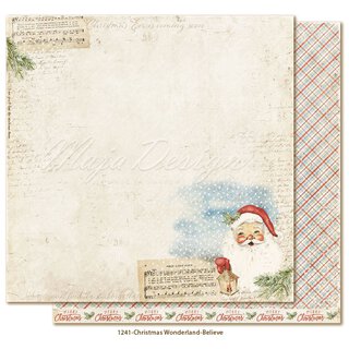 MajaDesign, Designpapier, Christmas Wonderland - Believe