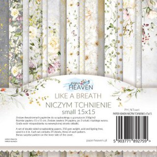 Paper Heaven, Designpapier, Paper Pack 6x6 - Like a Breath
