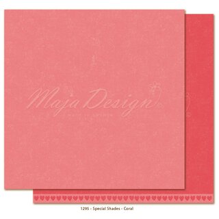 Maja Design, Scrapbookingpapier, MONOCHROMES Special Day - Coral