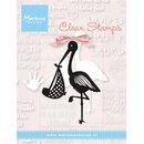 Marianne Design, clear stamp Storch