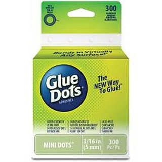 Glue Dots Clear Dot Roll, 5 mm, 300 stk