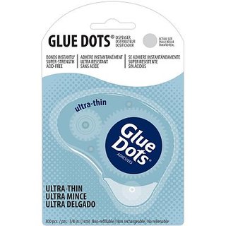 Glue Dots Clear Dot 1 cm 300 stk
