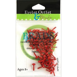 Eyelet Outlet Brads - rot